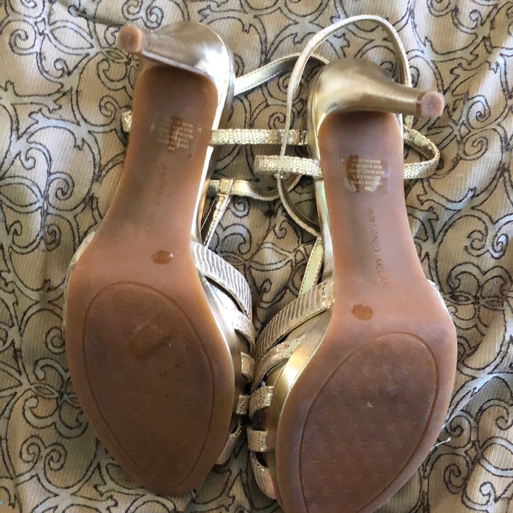Antonio Melani gold heels - Picture 4 of 4